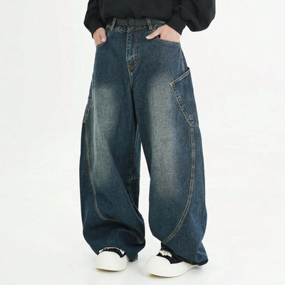 Jace Utility Pocket Baggy Jeans