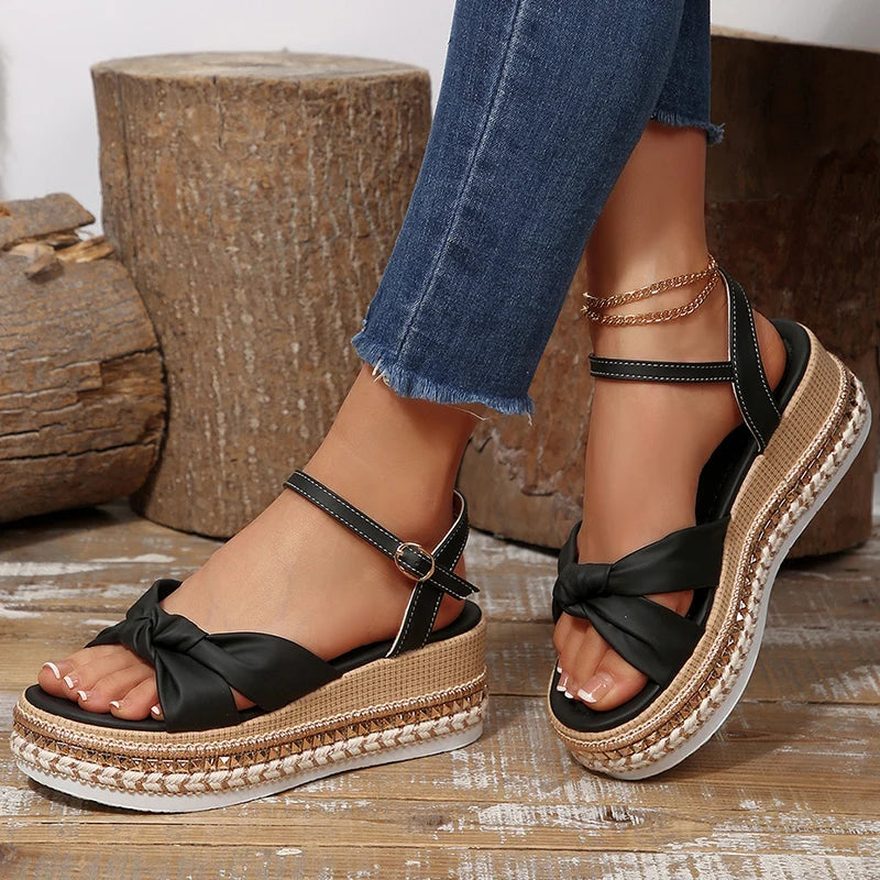 Serena Boho Wedge Sandals