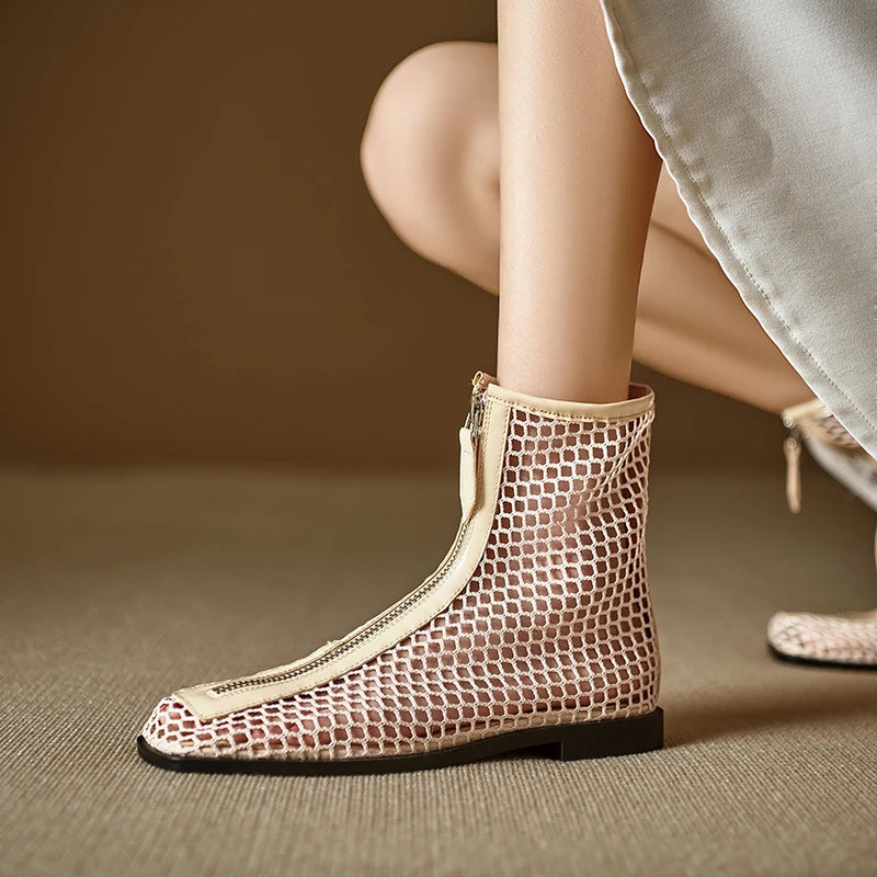 Blaire Square Toe Heel Boots