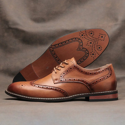 Brogue Genuine Leather Elton Shoes