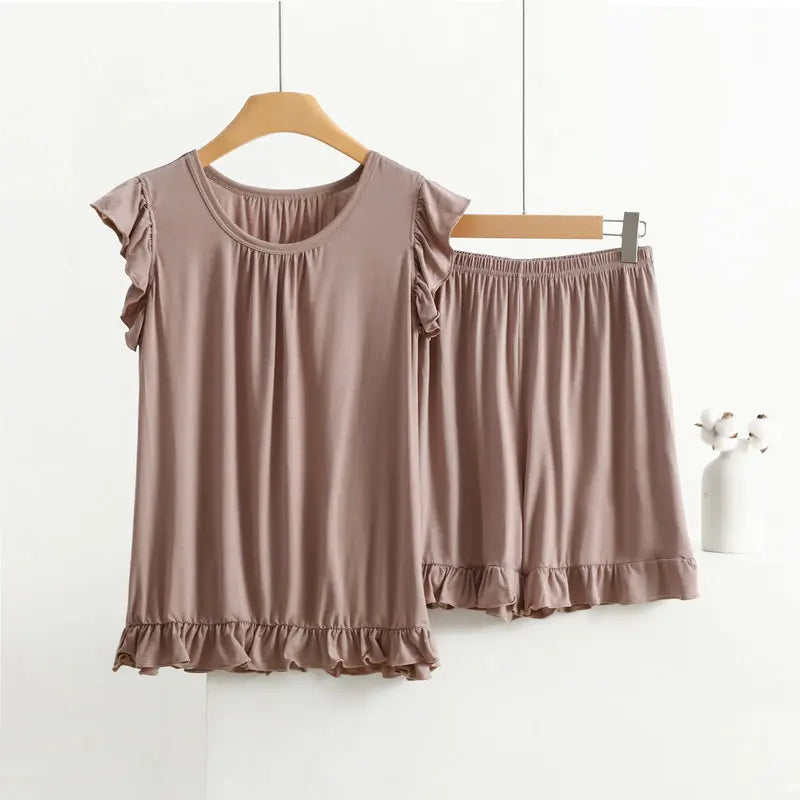 Lily Ruffle Lounge Set
