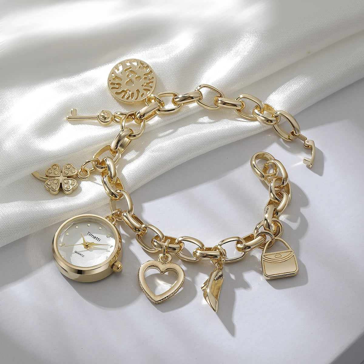 Timetti Charm Bracelet Watch
