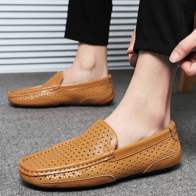 Enzo Italian Woven Loafers