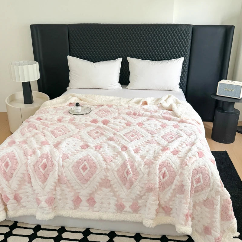 Elena Nordic Textured Blanket