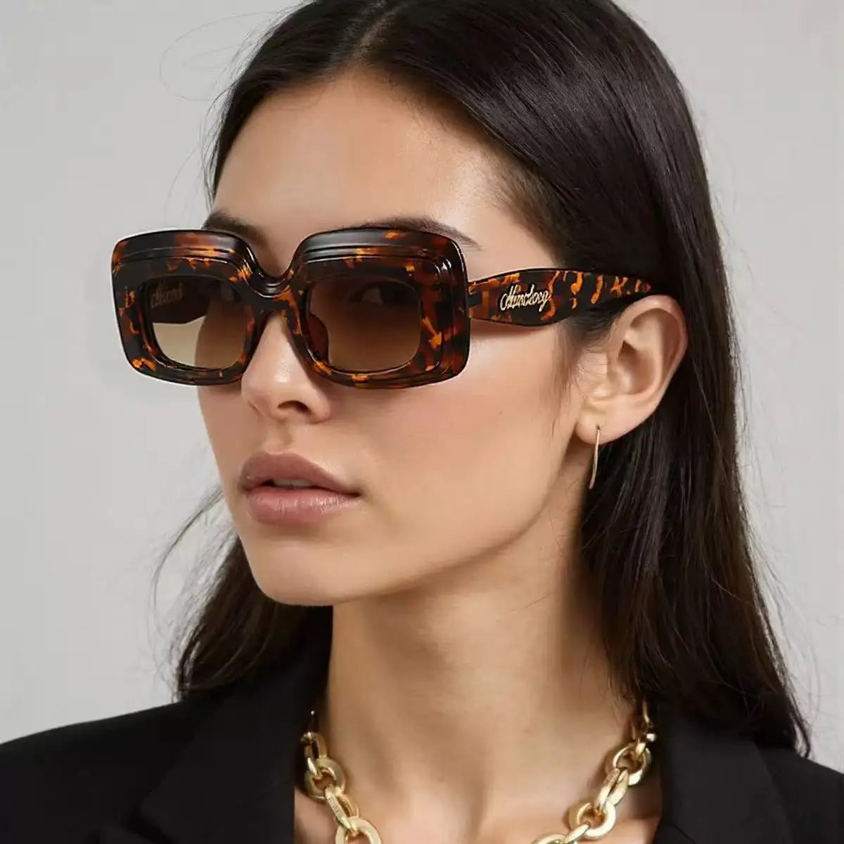 Solara Retro Square Sunglasses
