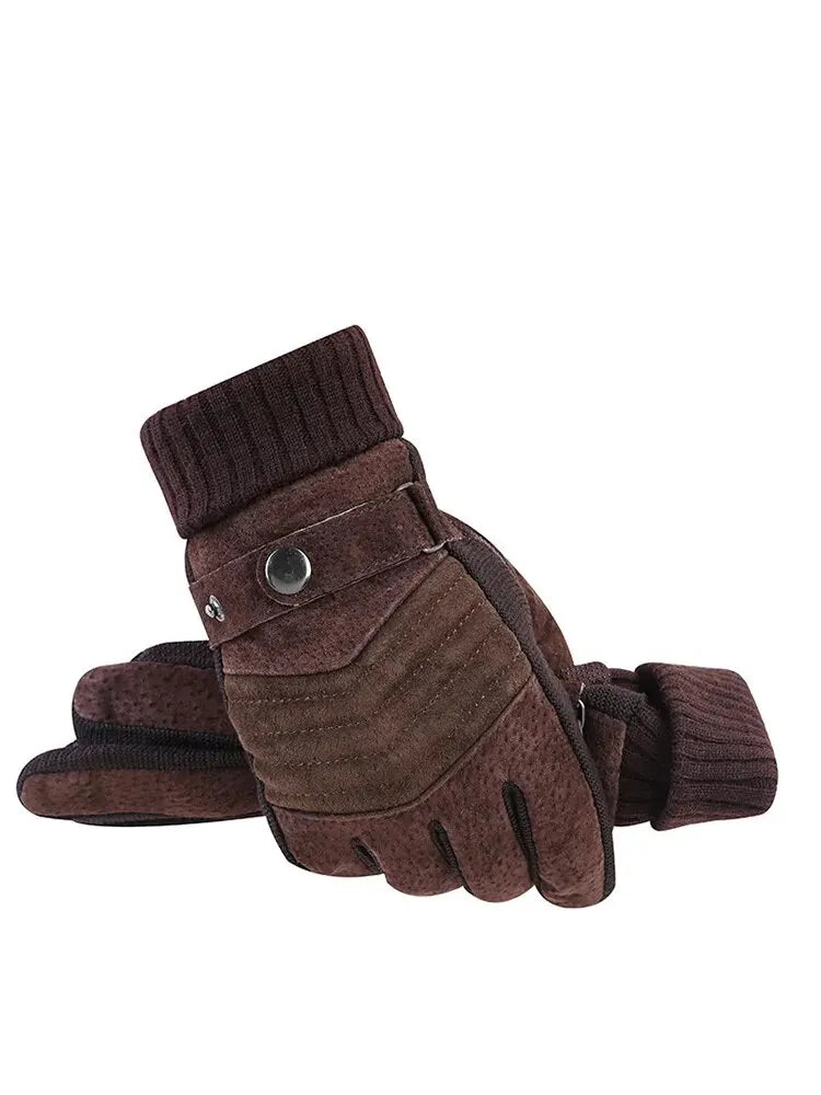 Leather Insulated Touch Gloves