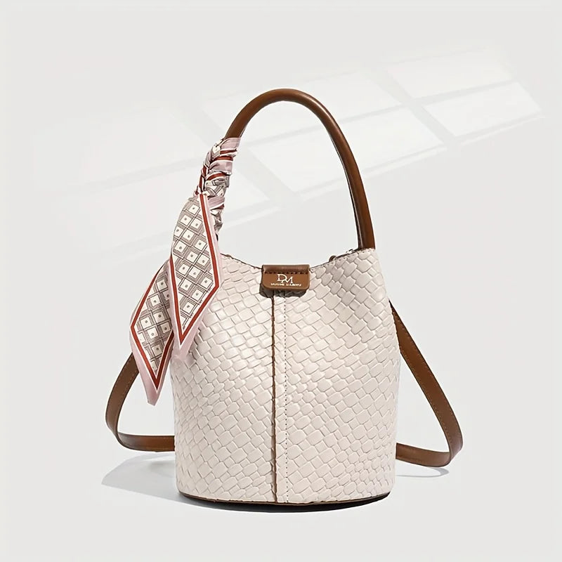 Marilyn Weave Bucket Bag