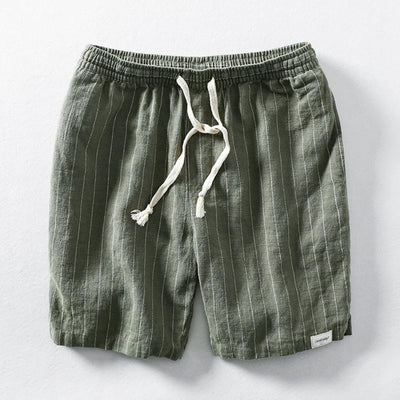 Theo Linen Shorts - Men's Relaxed Fit with Drawstring Waist