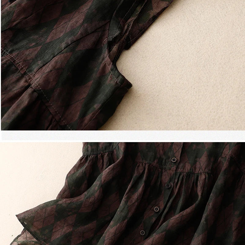 Camellia Linen Blouse