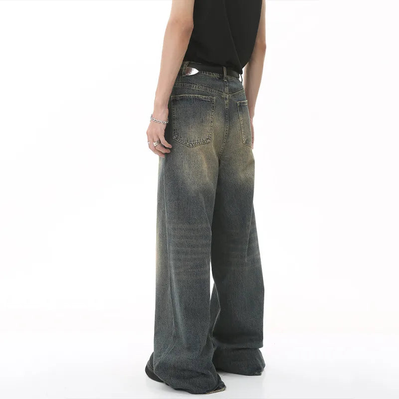 Eli Cotton Baggy Jeans - Men’s Light-Wash Summer Fit