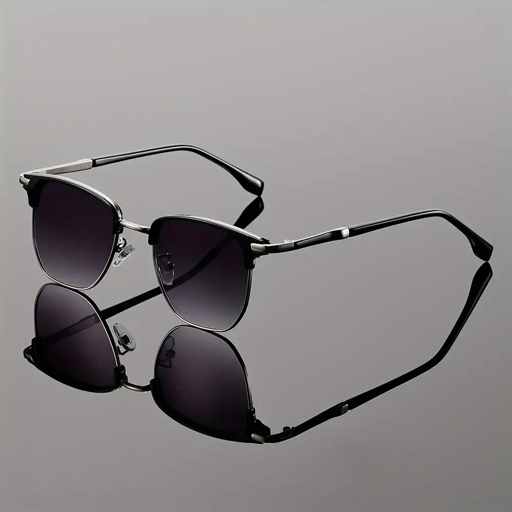 Noir Élite Square Sunglasses