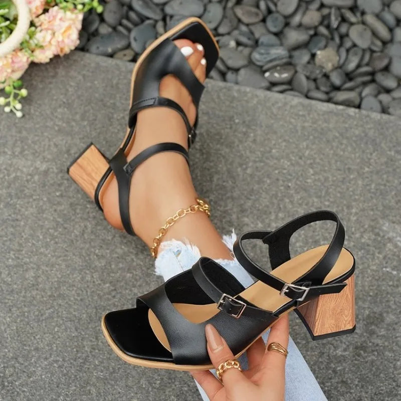 Buckland Block Heel Sandal