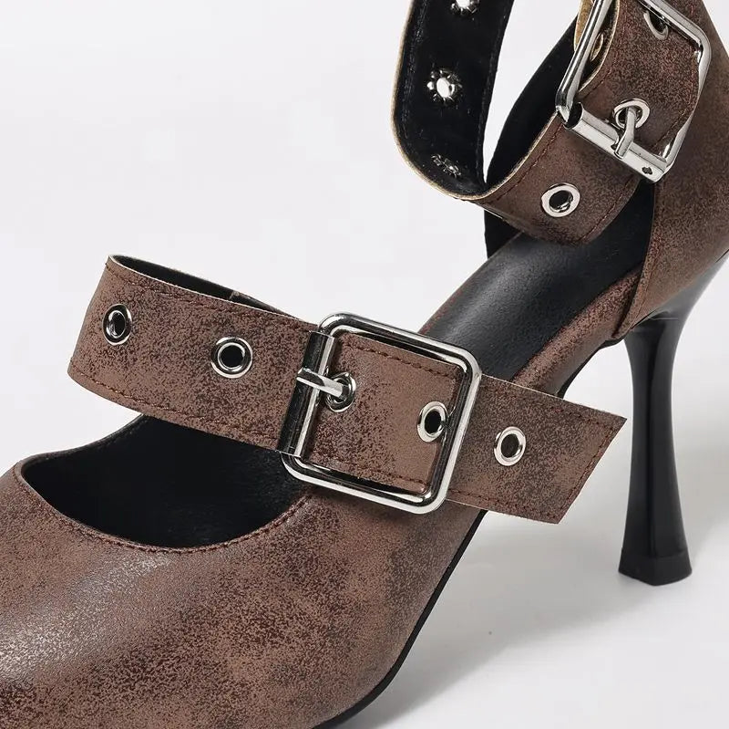 Alessia Strap Heel Stiletto Sandals