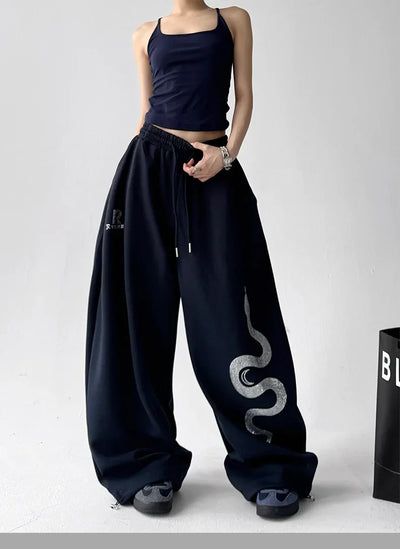 Raven Rhinestone Pants