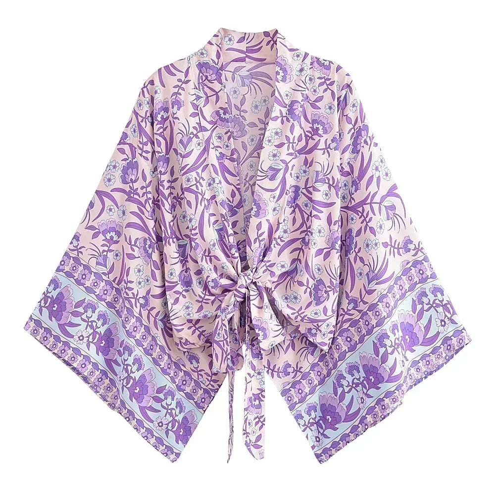 Floral Kimono Blouse
