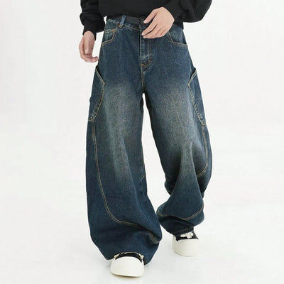 Jace Utility Pocket Baggy Jeans