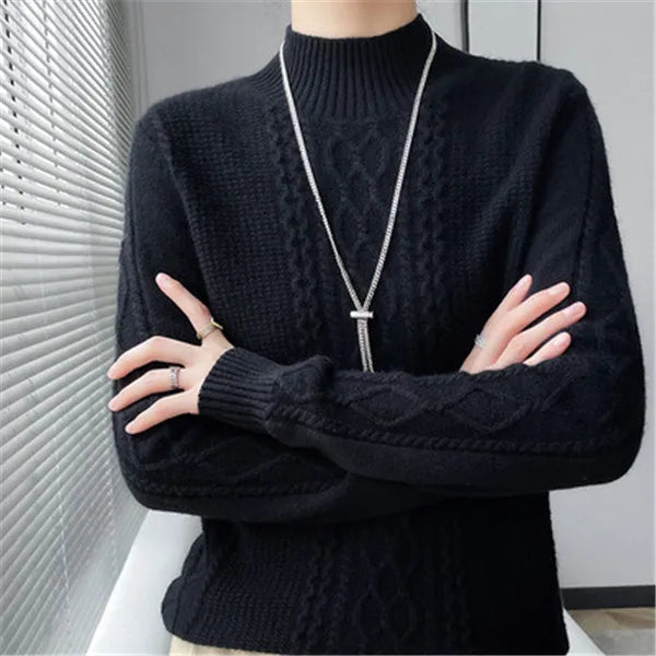 Amélie Cashmere Cable Knit Sweater