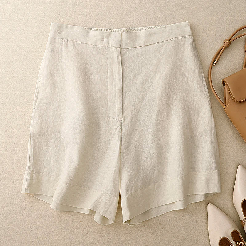 Rosie High-Waist Straight Shorts