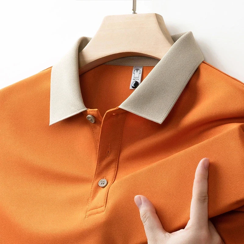 Nolan Contrast Collar Polo
