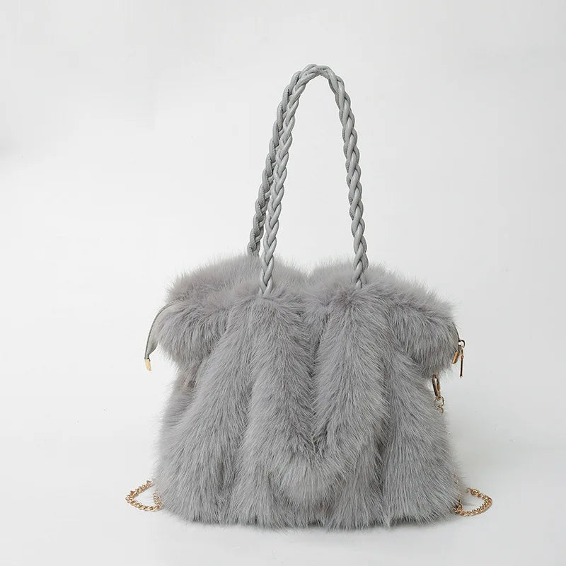 Elena Soft Fur Tote