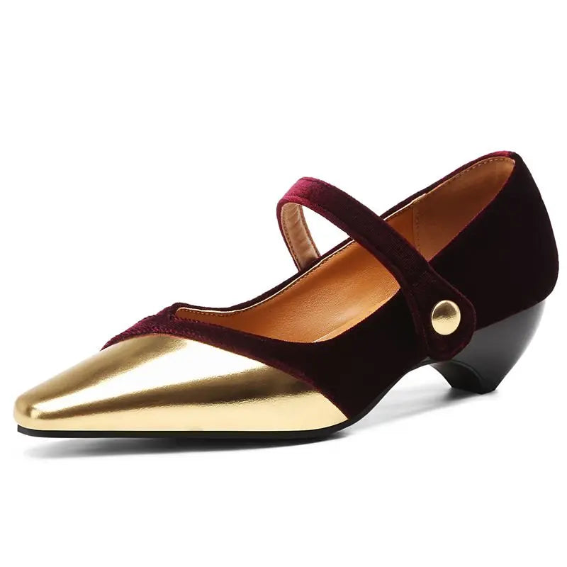Goldtip Velvet Pump