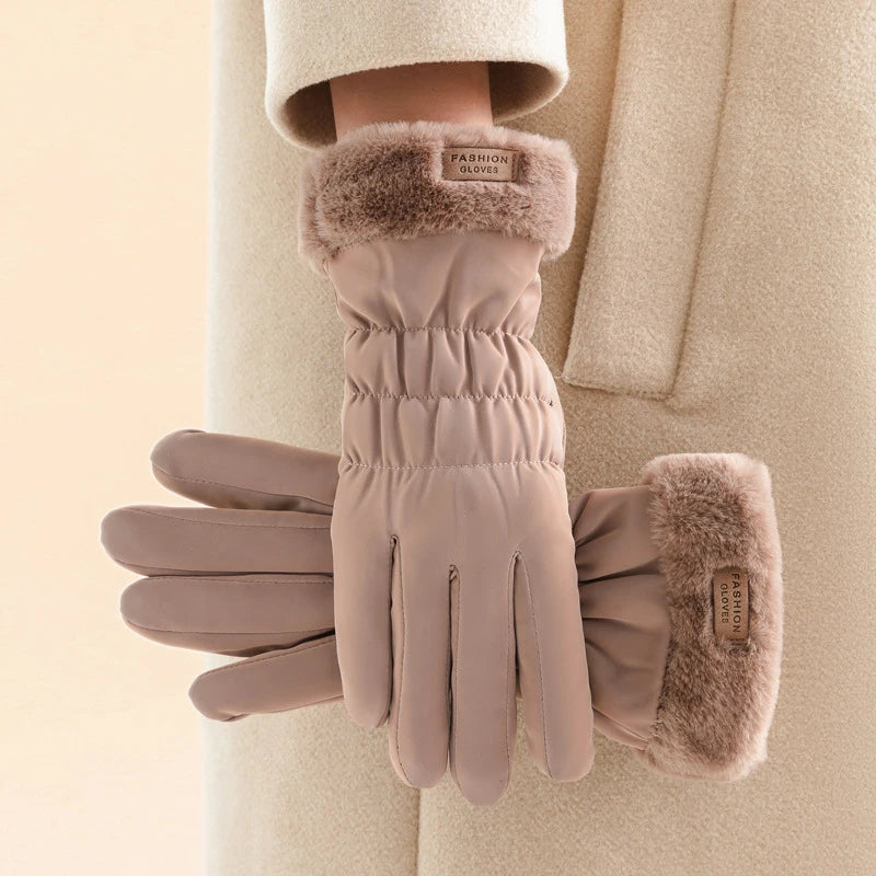 Cashmere Lining Touchscreen Gloves