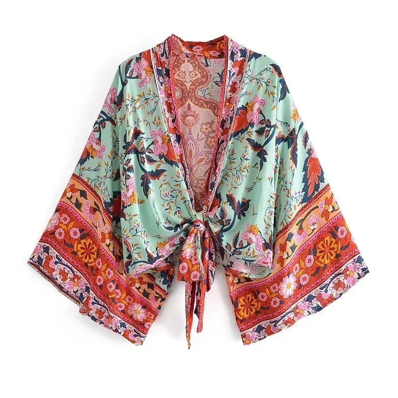 Floral Kimono Blouse