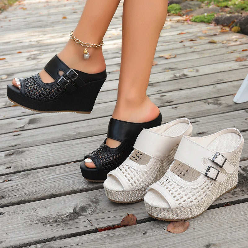 Ariana Wedge Sandals