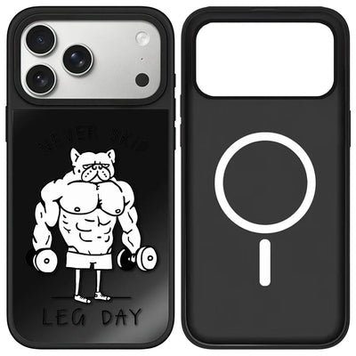 Never Skip Mirror Case – Magnetic Shockproof iPhone Cover