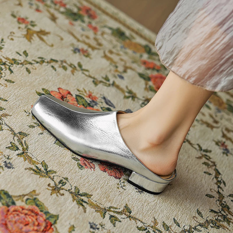 Aveline Leather Mules