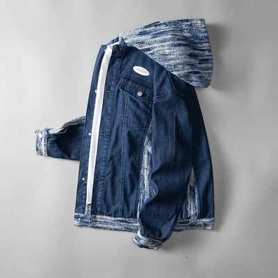 Mason Cotton Denim Hooded Jacket