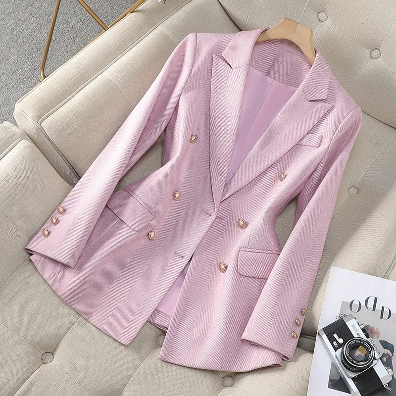 Clara Herringbone Blazer