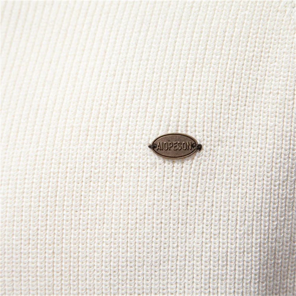 Nolan Cotton Mock Neck Sweater