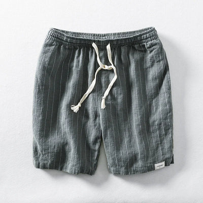 Theo Linen Shorts - Men's Relaxed Fit with Drawstring Waist