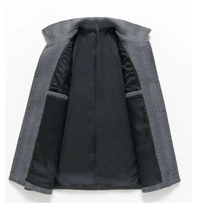 Grant Herringbone Wool-Blend Jacket