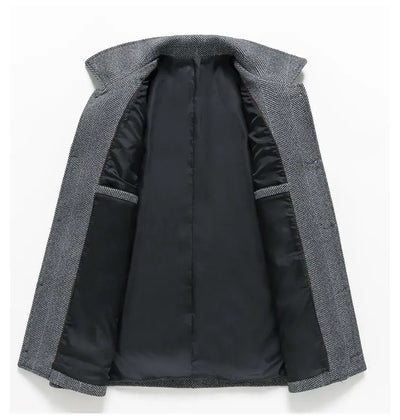 Grant Herringbone Wool-Blend Jacket