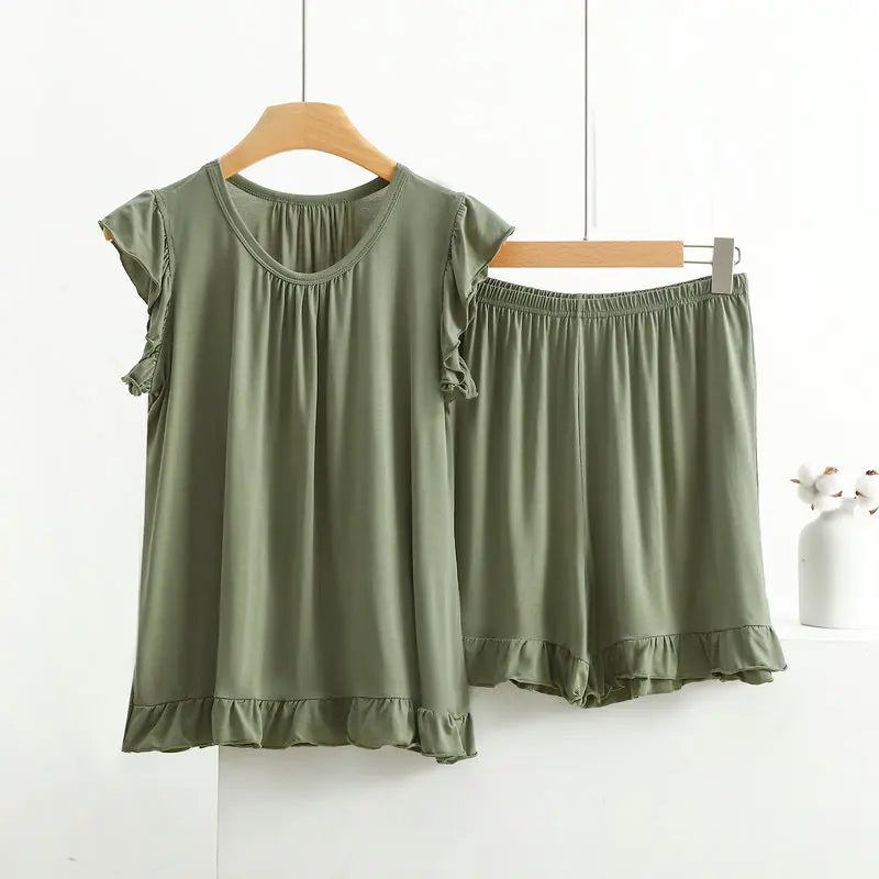 Lily Ruffle Lounge Set