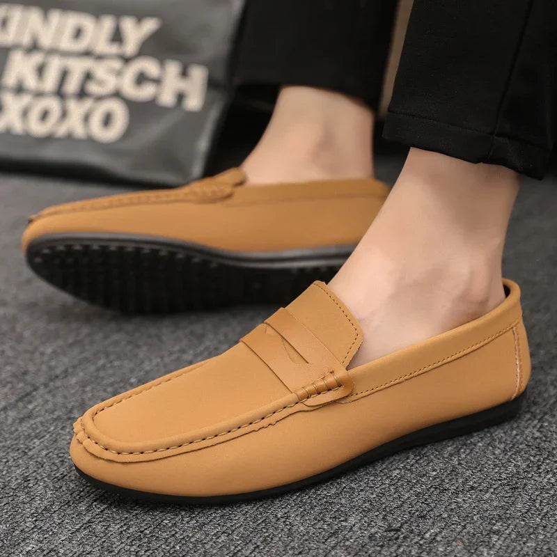 Marco Italian Leather Driving Loafers