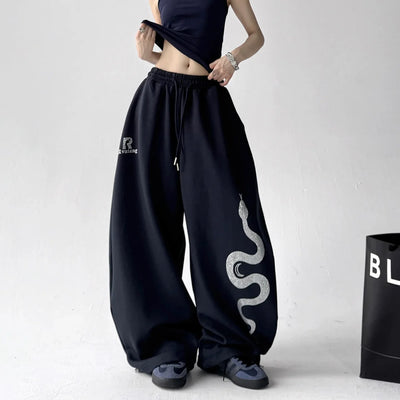 Raven Rhinestone Pants