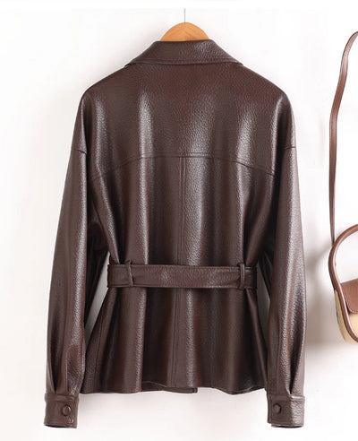 Aria Sheepskin Leather Jacket