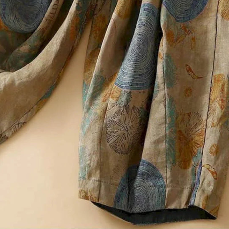 Bianca Floral Linen Bloomers