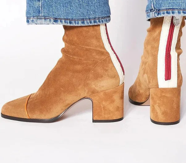 Vittoria Velvet Ankle Boots