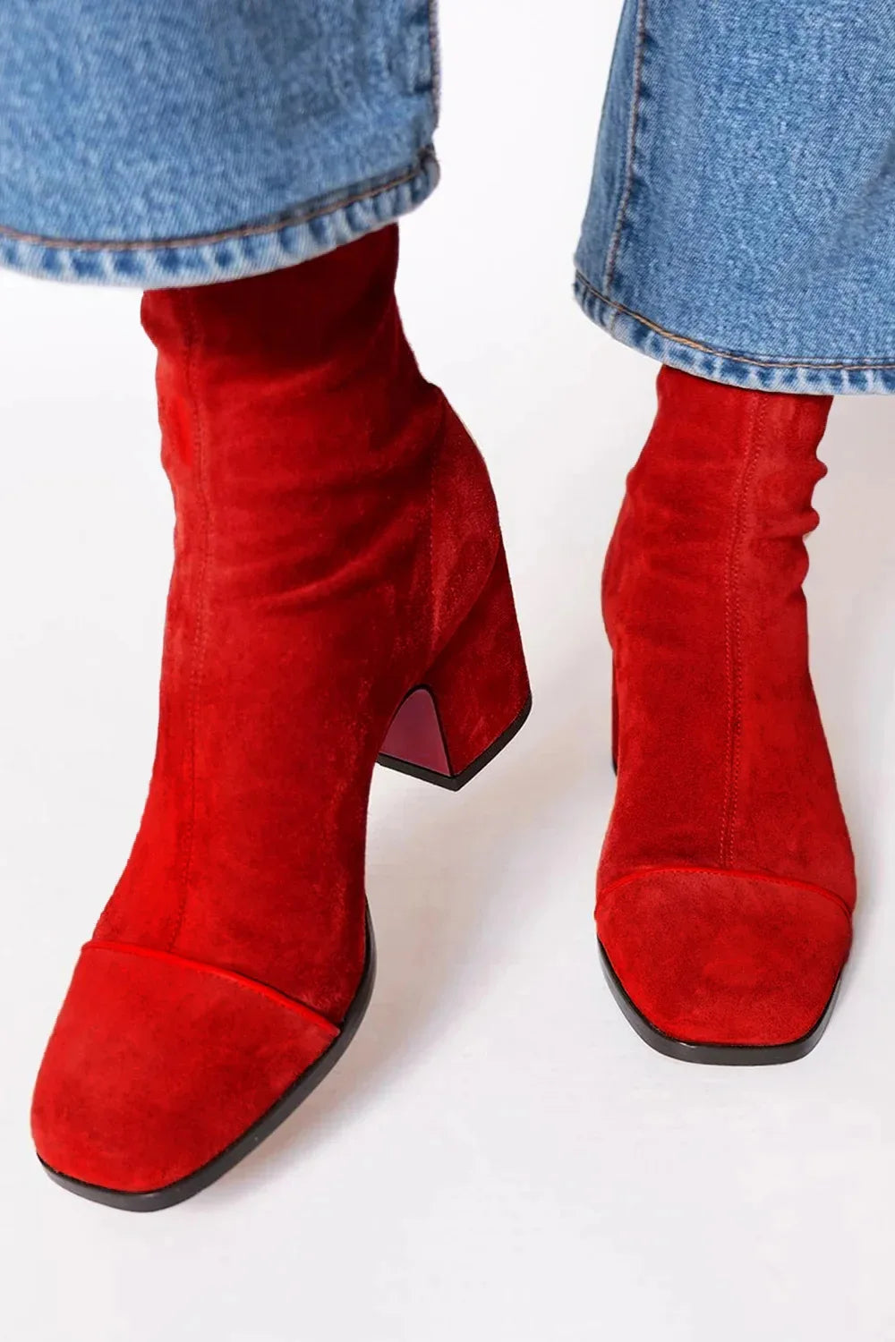 Vittoria Velvet Ankle Boots