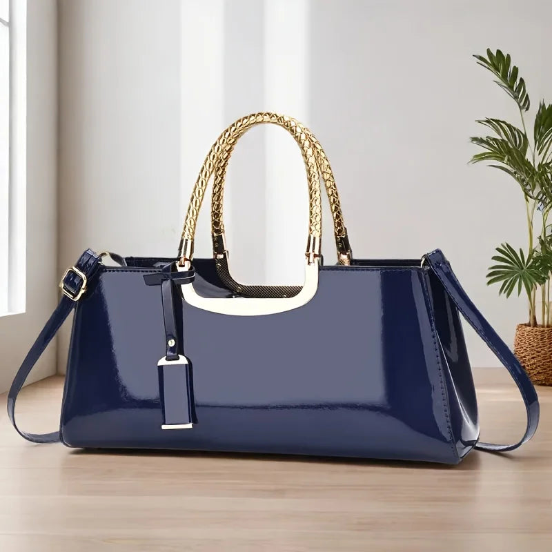 Madison Patent Leather Handbag