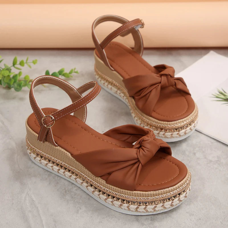 Serena Boho Wedge Sandals