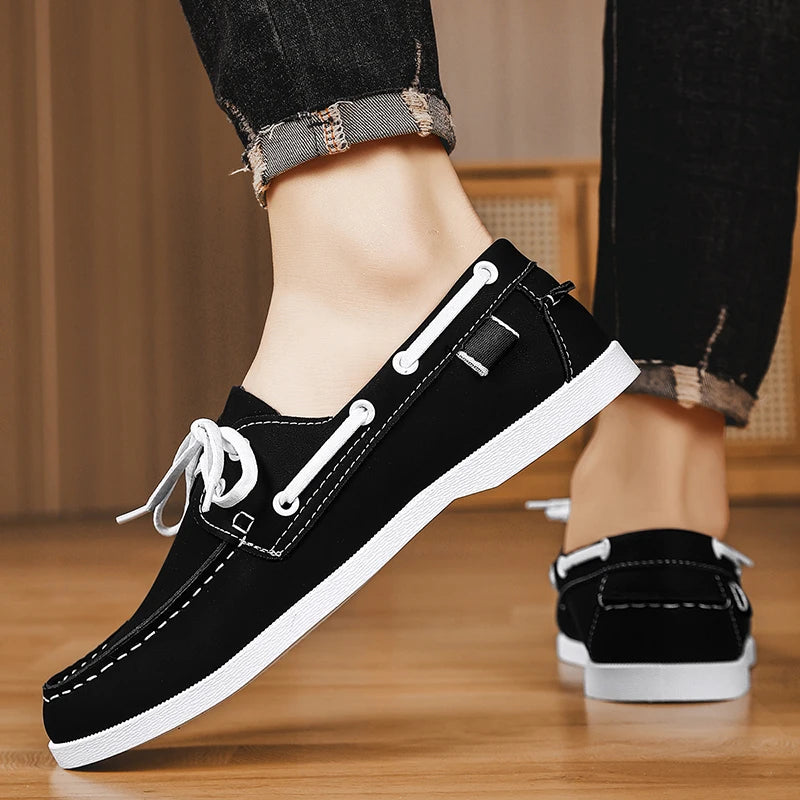 Liam Orthopedic Leather Moccasins