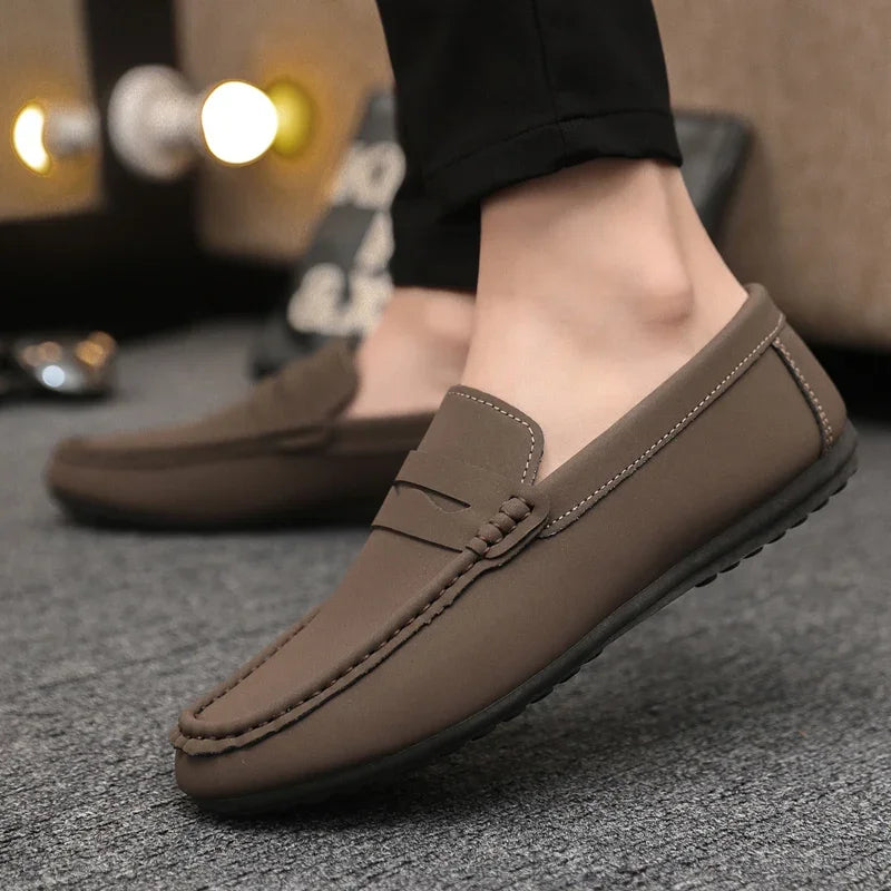 Marco Italian Leather Driving Loafers
