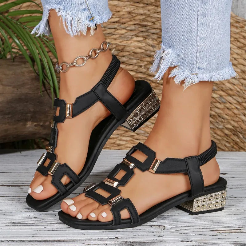 Madeline Block Heel Sandals