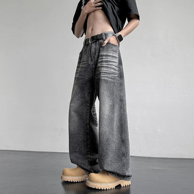 Jaxon Denim Baggy Pants - Men’s Loose Fit Gradient Streetwear
