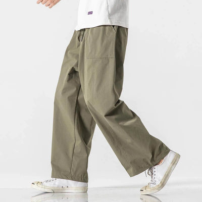 Kai Wide-Leg Pants – Men's Breathable Everyday Fit
